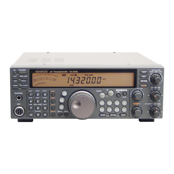 Kenwood TS-570D Manuales