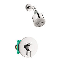 Hansgrohe Croma Select E Pressure Balance Shower Set With Rough 04911 0 Serie Instrucciones De Montaje