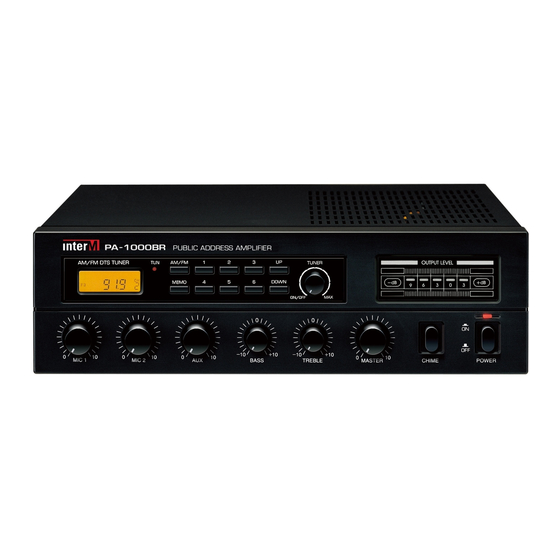 Inter-m PA-1000B Manual De Instrucciones