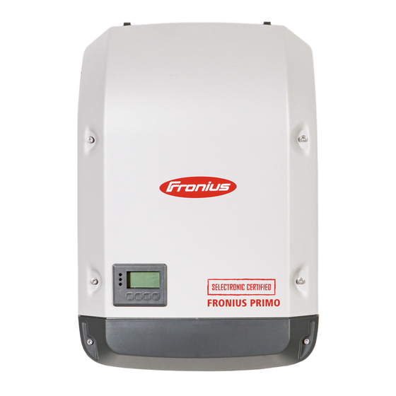 Fronius Symo 3 - 8,2 kW Instrucciones De Instalación