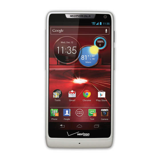 Motorola DROID RAZR M Guia Del Usuario