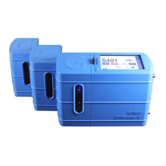 Sensidyne Gilian Gilibrator 3 Guia De Inicio Rapido