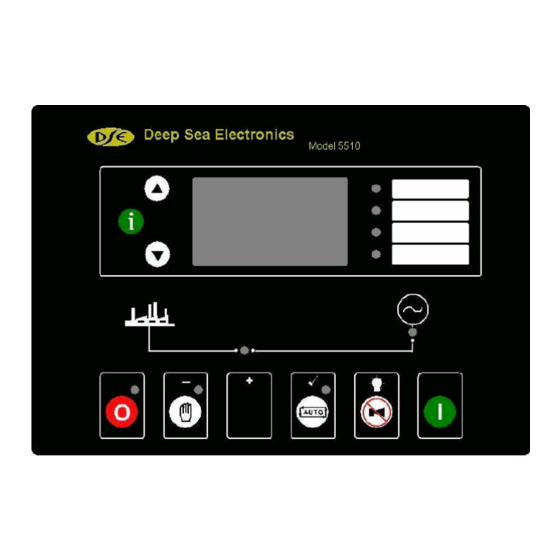 Deep Sea Electronics Plc DSE 5510 Manuales