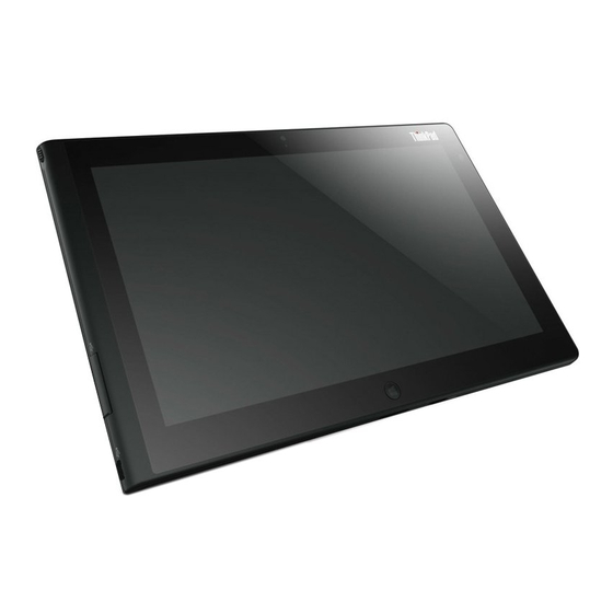 Lenovo ThinkPad Tablet 2 Guia Del Usuario