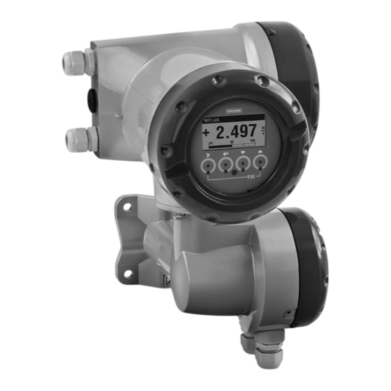 KROHNE MFC 400 Manual Del Usuario