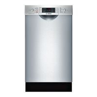 Bosch SPX68U55UC Instrucciones De Manejo