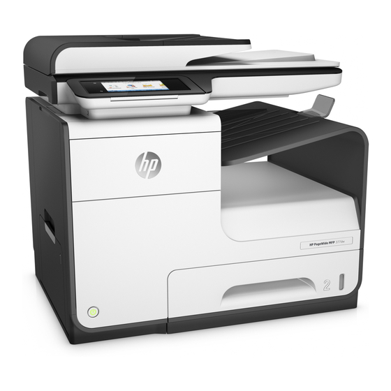 HP PageWide MFP 377dw Guia Del Usuario