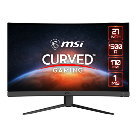 MSI G Serie Guía De Usuario