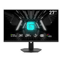 MSI G274F Guía De Usuario