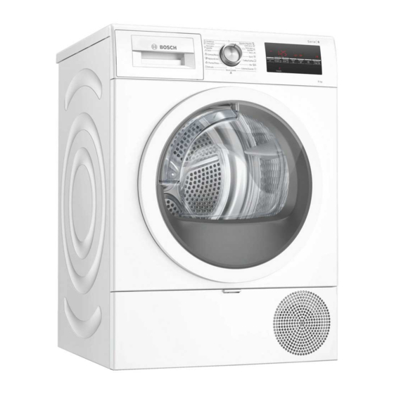 Bosch WTR85T00ES Instrucciones De Uso E Instalación