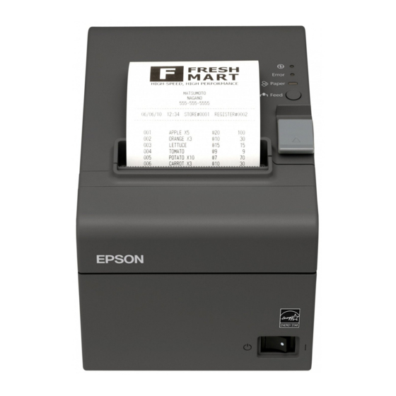 Epson TM-T20II Manual Del Usuario