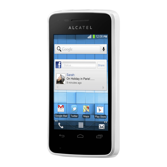 Alcatel One Touch 4010X Guia De Inicio Rapido