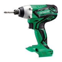 Hitachi Koki WH 18DJL Instrucciones De Manejo