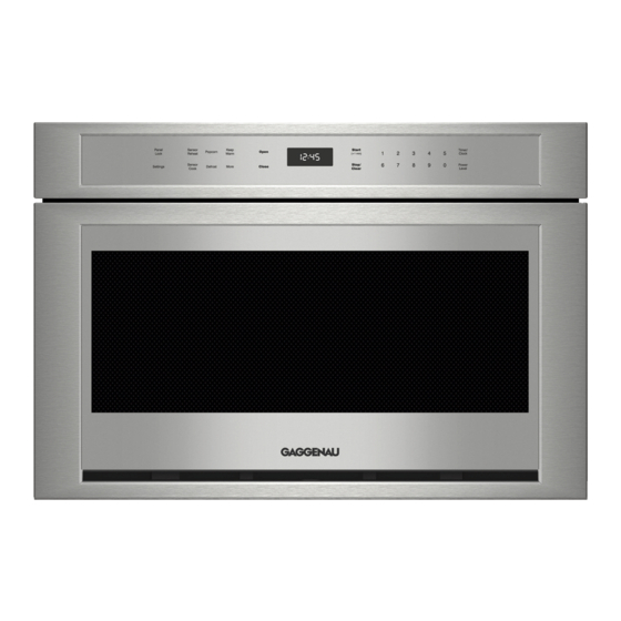 Gaggenau MW 420 620 Manual De Instrucciones