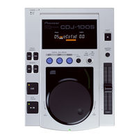 Pioneer CDJ-100S Manual De Instrucciones