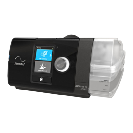 ResMed AirSense 10 Autoset Guia De Inicio Rapido