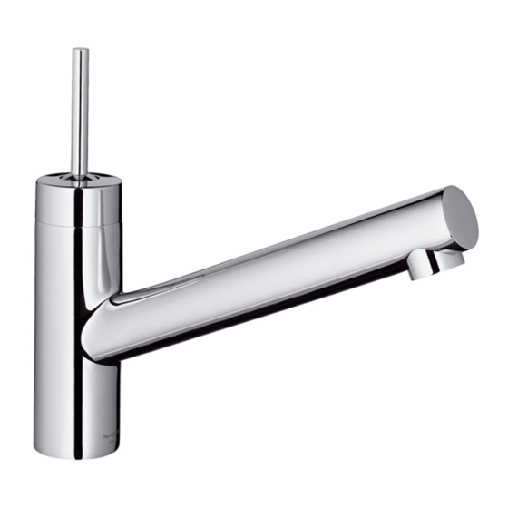 Hansgrohe AXOR Starck 10800000 Instrucciones De Montaje