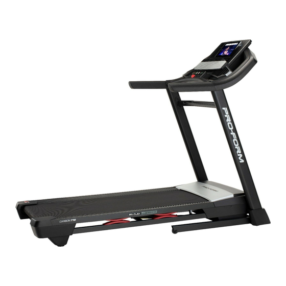 ICON Health & Fitness Pro-Form Carbon T10 Manual Del Usuario