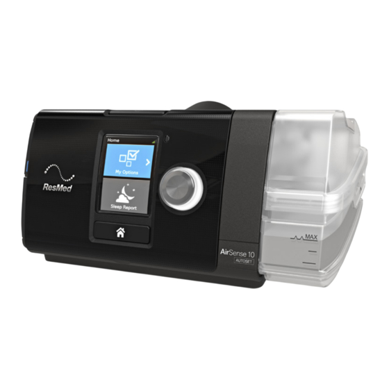 ResMed AirSense 10 AUTOSET Guia Del Usuario