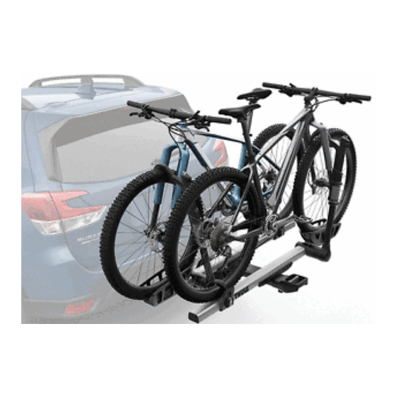 Thule  Bike Carrier – Hitch Mounted Platform SOA567B060 Instrucciones