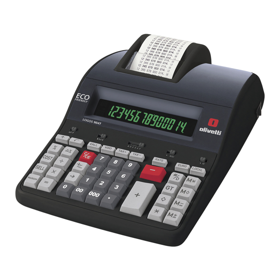 Olivetti LOGOS 904T Instrucciones De Uso