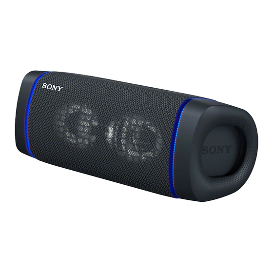 Sony SRS-XB33 Guía De Referencia