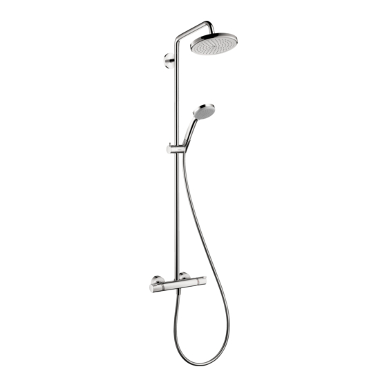 Hansgrohe Croma Showerpipe 220
27185 Serie Instrucciones De Montaje