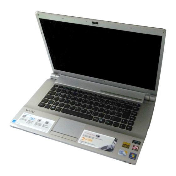 Sony Vaio VGN-FW serie Guia Del Usuario