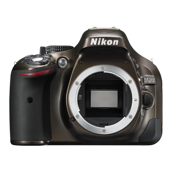 Nikon D5200 Manual Del Usuario