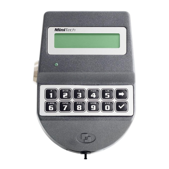 Tecnosicurezza MiniTech Instrucciones De Usuario
