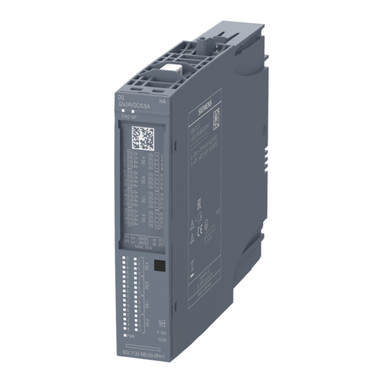 Siemens SIMATIC ET 200SP 6DL1132-6BL00-0PH1 Manual De Producto