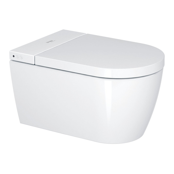 DURAVIT SensoWash Starck f Plus Manual De Instrucciones