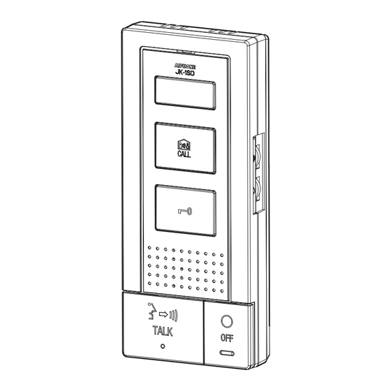 Aiphone JK-1SD Manual De Instalación Y Operación