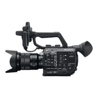 Sony PXW-FS5K Manual De Instrucciones