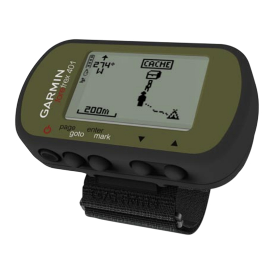 Garmin foretrex 301 Manual Del Usuario
