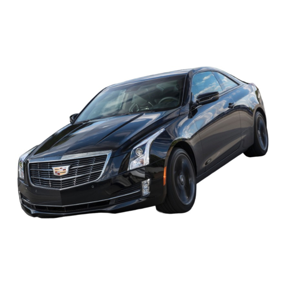 Cadillac ATS 2017 Manuales