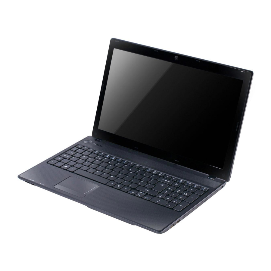 Acer Aspire 5742 Guía Rápida