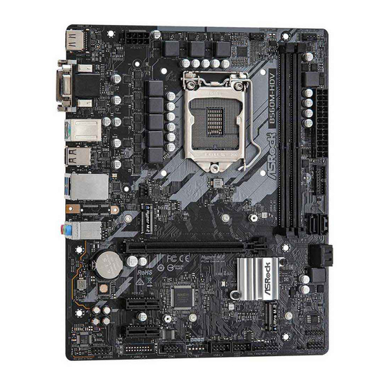 ASROCK B560M-HDV Manuales