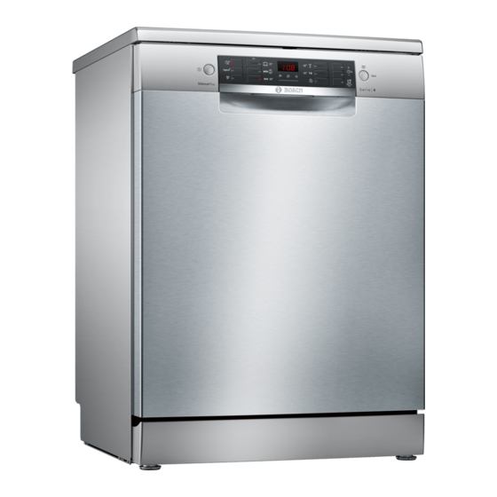 Bosch SMS46KI01E Manual De Usuario