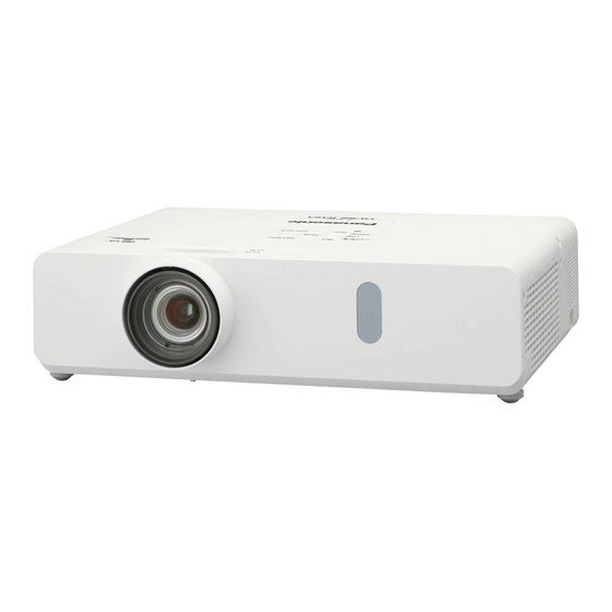 Panasonic PT-VW350 Instrucciones De Operación Manual De Funciones
