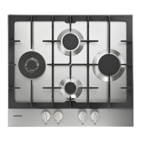 Gaggenau CG261 Instrucciones De Uso