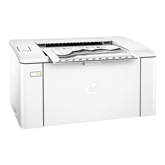 HP LaserJet Pro M101 Guia De Inicio Rapido