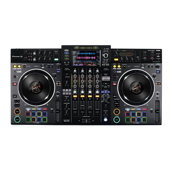 PIONEER DJ XDJ-XZ Manuales