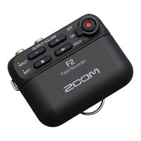 Zoom F2-BT Manual De Instrucciones