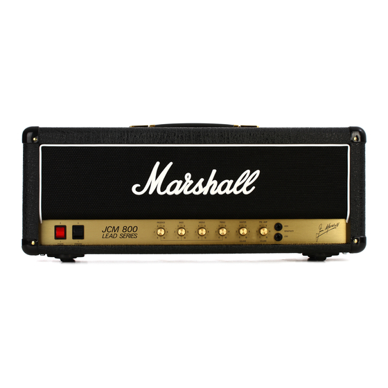 Marshall JCM800 2203 Manual Del Propietário