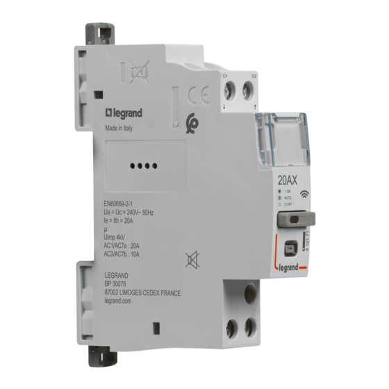 LEGRAND 4 121 71 Manual Del Usuario