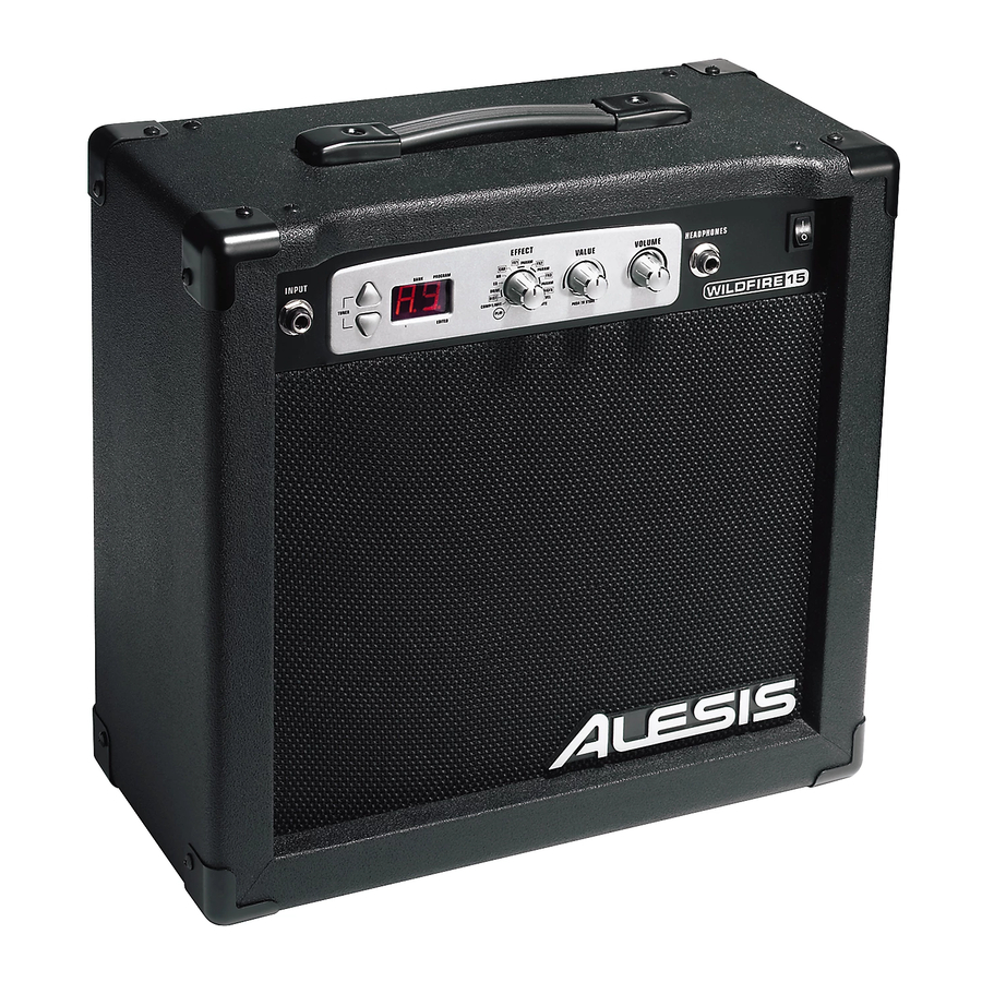 Alesis WILDFIRE 15 Manuales