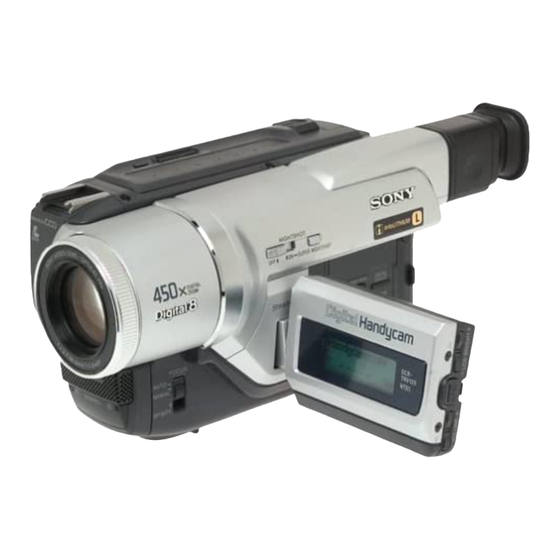 Sony Digital Handycam DCR-TRV120 Manual De Instrucciones