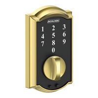 Schlage TOUCH BE375 Manual Del Usaurio