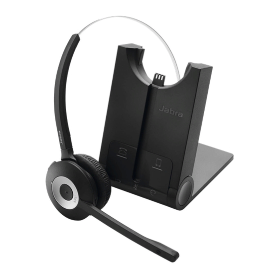 Jabra PRO 930 Manual De Usuario